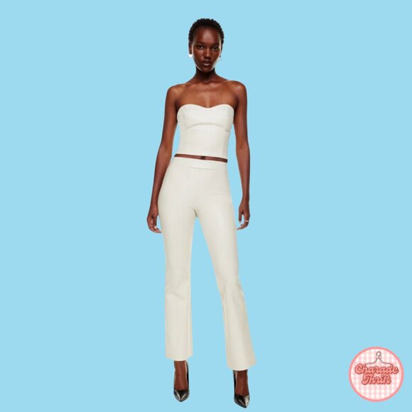 Babaton Tops - Aritzia x Babaton TEN - "Cindy" Bustier Vegan Leather